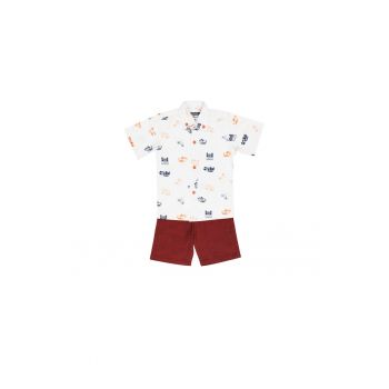 Compleu -  pentru baieti - cu pantaloni scurti - 2 Piese - MK-7020