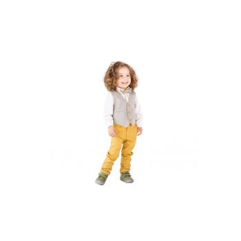 Costum elegant baieti -  4 piese - cu vesta - MY-5128