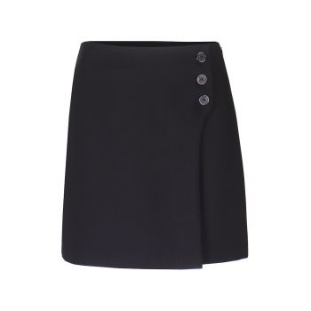 Fusta-pantalon cu aspect petrecut -