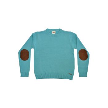 Pulover din bumbac - baieti - 12737-1 - Verde -