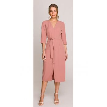 Rochie cu model petrecut -  Rosu -