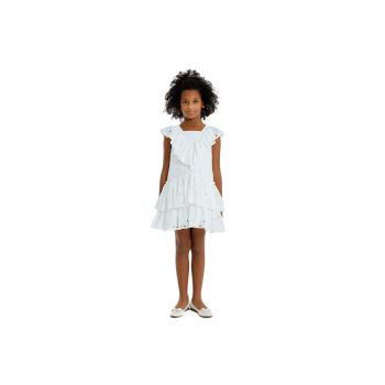 Rochita de Vara Fetite -  - Brodata - cu Volanase - 324703