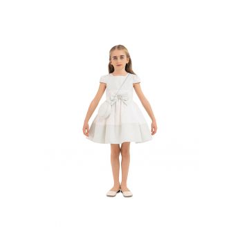 Rochita Eleganta cu Gentuta -  - pentru Fetite - cu Model Brodat - 33315