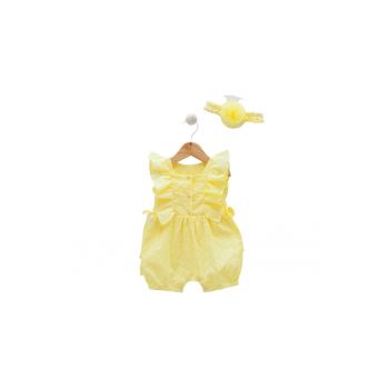Salopeta scurta fete -  cu volanase - TK8153
