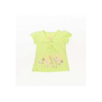 Tricou cu broderie - fete - GTJM4267