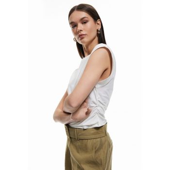 Tricou cu drapaje laterale