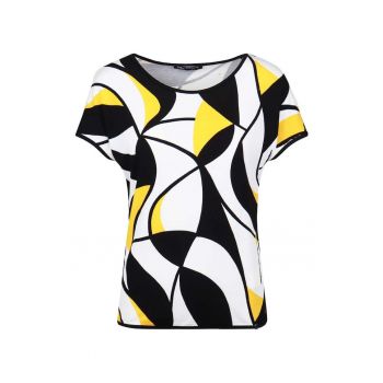 Tricou cu imprimeu abstract