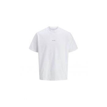 Tricou JACK &JONES Concrete Big Back Print Alb