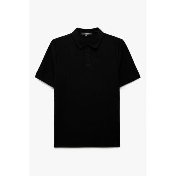 Tricou polo cu model uni