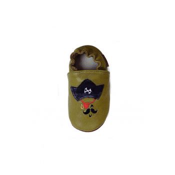 Botosei -  piele naturala - cu elastic - model pirat - K1596-3