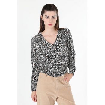 Camasa Cu Maneca Scurta De Dama Albastru Marin