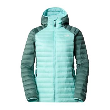 Geaca cu umplutura de puf si model colorblock -