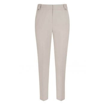 Pantaloni conici cu nasturi decorativi