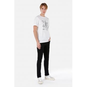 Pantaloni De Barbati Negru Straight Fit-Low Rise-Straight Leg 044 KARL