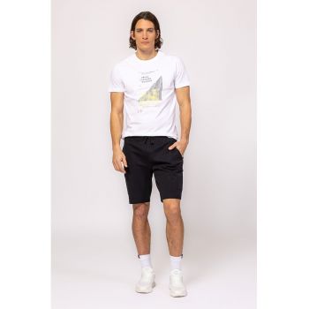 Pantaloni scurti cargo cu snur de ajustare