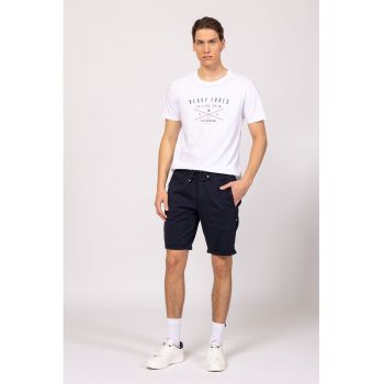 Pantaloni scurti cu buzunare cu fermoar