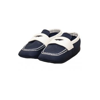 Pantofiori baietei -  piele ecologica - bleumarin - 1797 - 19 - Bleumarin
