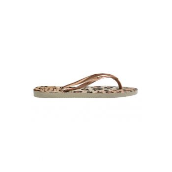 Papuci flip-flop cu animal print