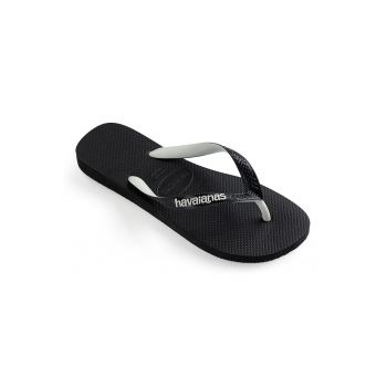 Papuci flip-flop cu logo contrastant