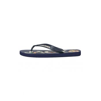 Papuci flip-flop cu logo in relief