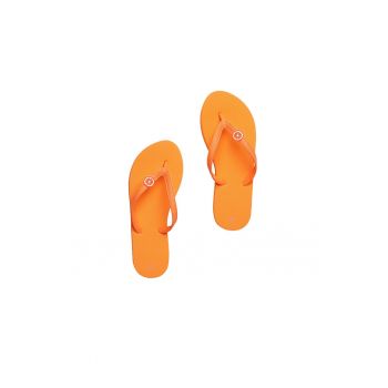 Papuci Plaja De Dama Portocaliu Modern Fit