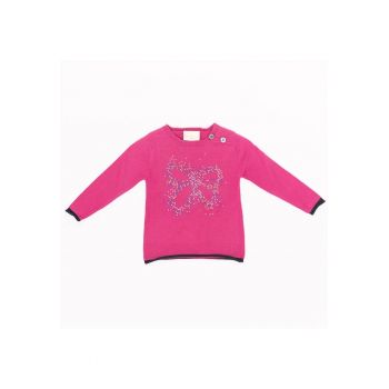 Pulover model fundita -  cu strasuri - 50847-2