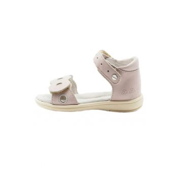 Sandale din Piele Fete -  Inchise la Spate - K03-9A - Crem -