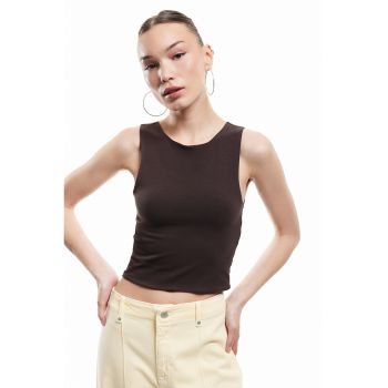 Top crop din amestec de bumbac