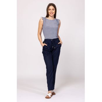 Top cu model in dungi si snururi de ajustare pe umeri Boni