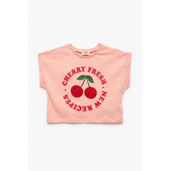 Tricou croo cu imprimeu fructe