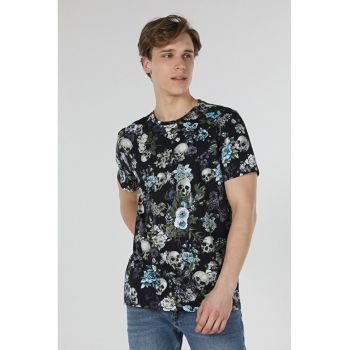 Tricou Cu Maneca Scurta De Barbati Multicolor Regular Fit1