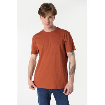 Tricou Cu Maneca Scurta De Barbati Portocaliu Comfort Fit