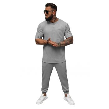 Tricou cu maneca scurta pentru barbati Thaneseus gri