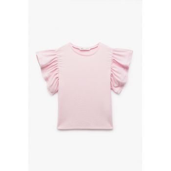 Tricou cu maneci butterfly