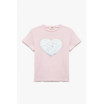Tricou cu paiete reversibile