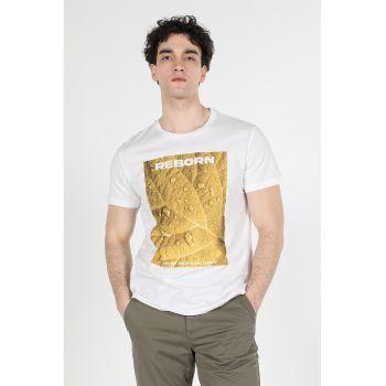 Tricou de bumbac cu imprimeu foto