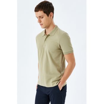 Tricou polo slim-fit din bumbac