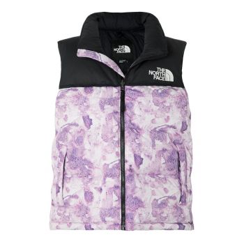 Vesta din puf cu model abstract -