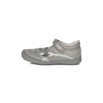 Balerini cu scai -  din piele - gri - DA06-1-675A - 30 - Gri