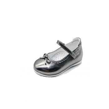 Balerini din piele fetite -  cu scai - 596