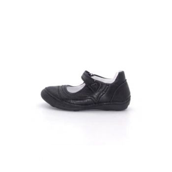 Balerini din piele -  flexibili - negri - H046-978D