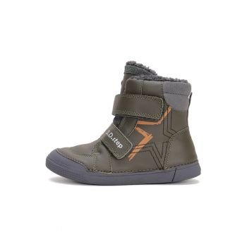Ghete - din piele - baieti -  imblanite - W068-42921A