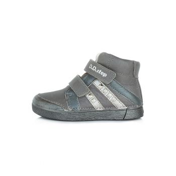 Ghete Neimblanite -  Flexibile - Fete - din Piele - A068-583 - 25 - Gri