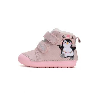 Ghetute din piele naturala - fete -  imblanite - W066-42268A