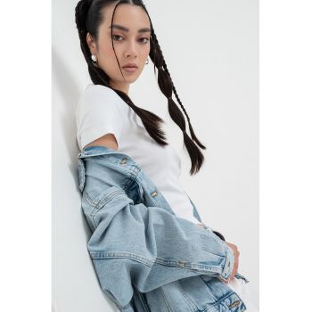 Jacheta relaxed-fit din denim