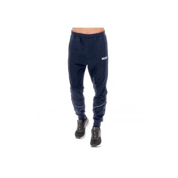 Pantaloni bumbac Logo - albastru -