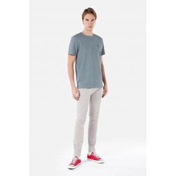 Pantaloni De Barbati Alb Straight Fit Cl1049744
