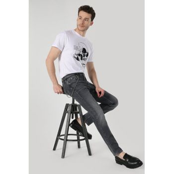 Pantaloni De Barbati Negru Straight Fit KARL