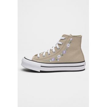 Pantofi sport cu broderie florala All Star Lift
