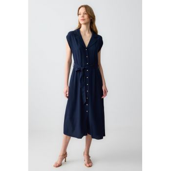 Rochie-camasa din amestec de in
